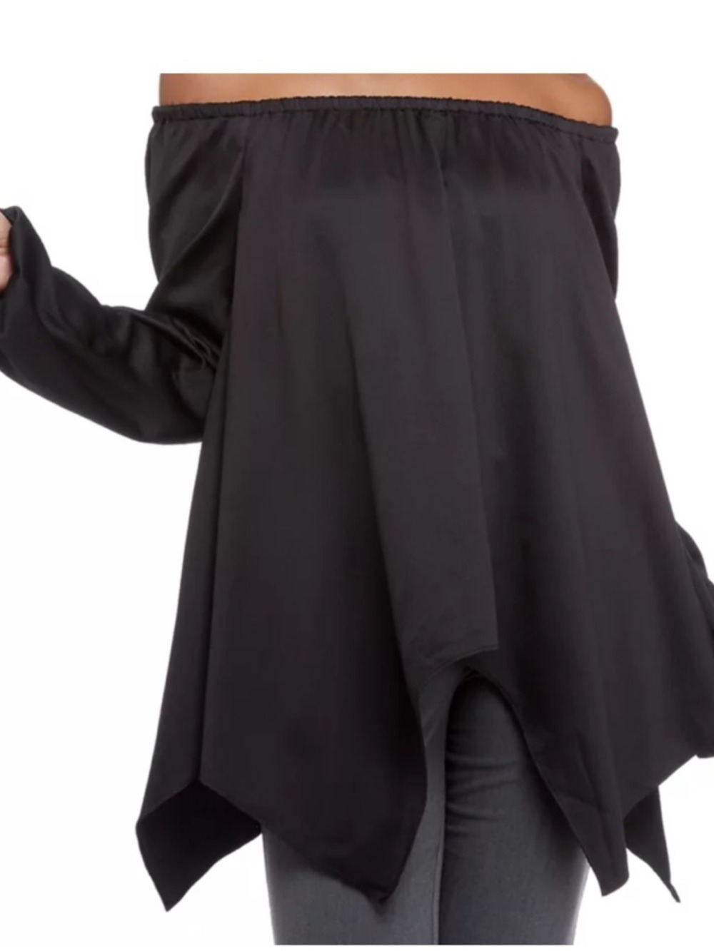 Michael Kors Black Satin Top Plus Size Medium NWT
